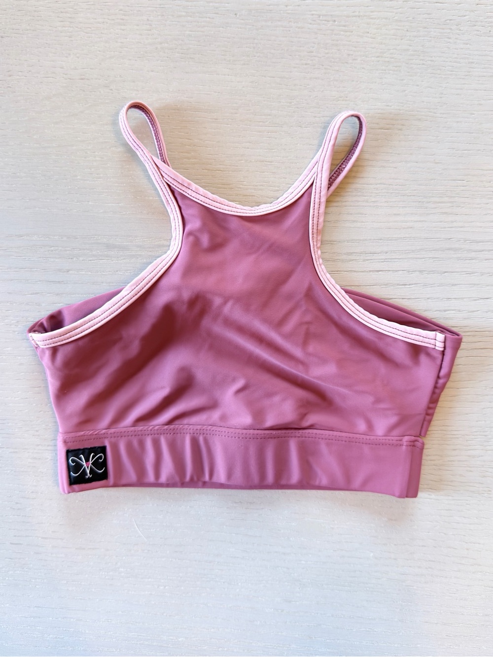 Kandi Kouture Bow Down Bra Top - Mauve / Orchid Smoke - CL